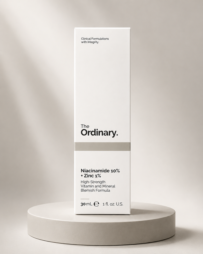 The Ordinary Niacinamide 10% + Zinc 1% (30mL / 1 fl. oz.)  High-Strength Vitamin & Mineral Blemish Formula for Acne-Prone Skin | Oil Control Serum