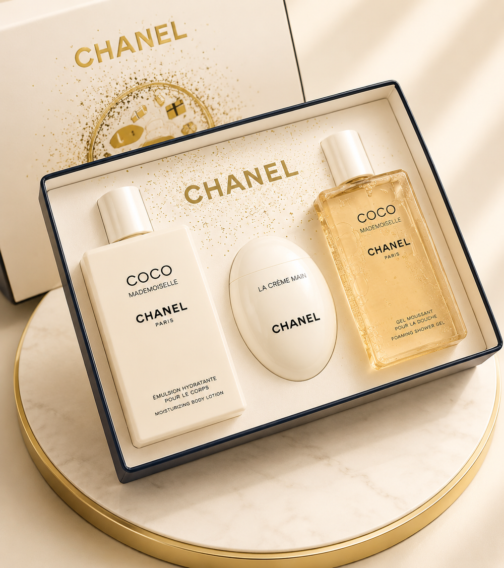 Chanel Coco Mademoiselle Luxury Body Care & Hand Cream Gift Set