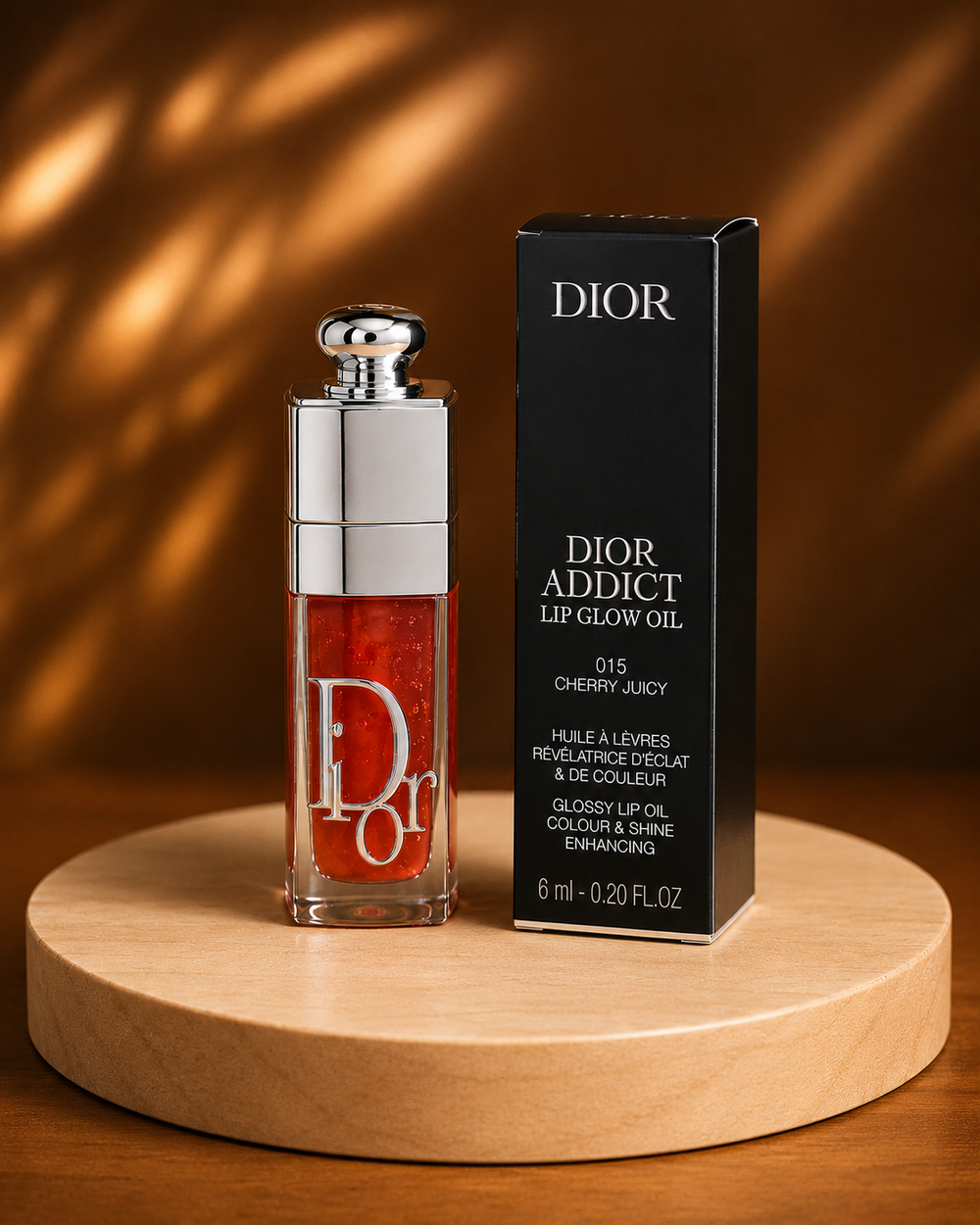 Dior Addict Lip Glow Oil – 015 Cherry Juicy Glossy Lip Oil 6ml