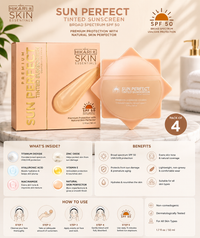 Hikari Skin Essentials Sun Perfect Tinted Sunscreen SPF 50 – Natural Skin Perfector 50ml