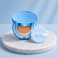 SKINTIFIC Cover All Perfect Cushion Foundation – Full Coverage & 12H Flawless Satin Finish