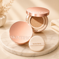 SKINTIFIC Cover All Perfect Cushion Foundation – Full Coverage & 12H Flawless Satin Finish