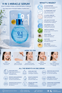 Hikari Skin Essentials 9-in-1 Miracle Serum – Multi-Correctional & Skin Refining Formula 50ml