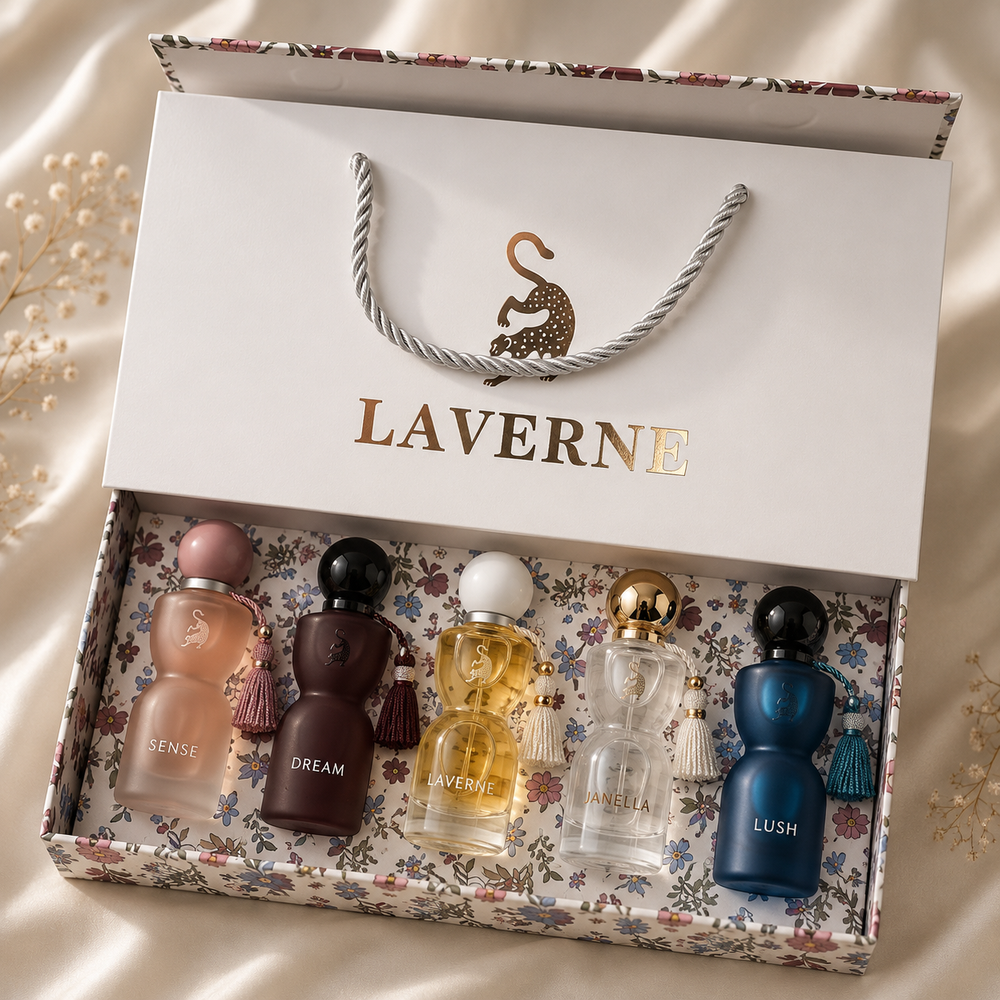 Laverne Luxury Women’s Perfume Gift Set – 5 Piece Eau de Parfum Fragrance Collection