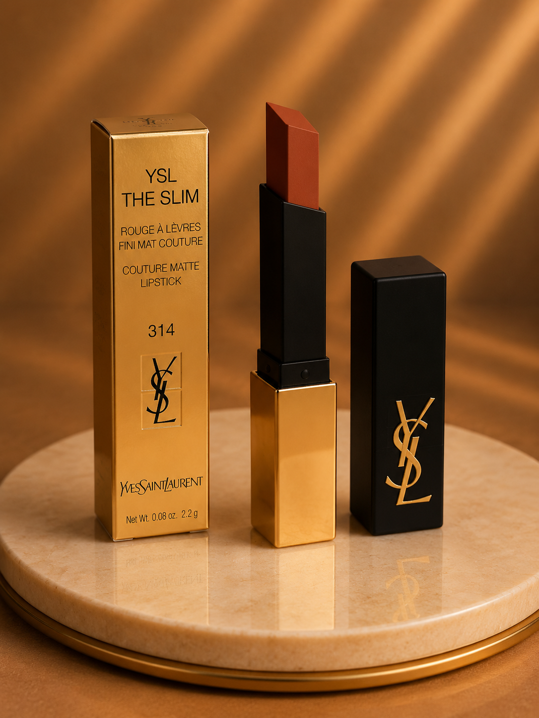Yves Saint Laurent Rouge Pur Couture The Slim Matte Lipstick - 314 Limitless Cinnabar