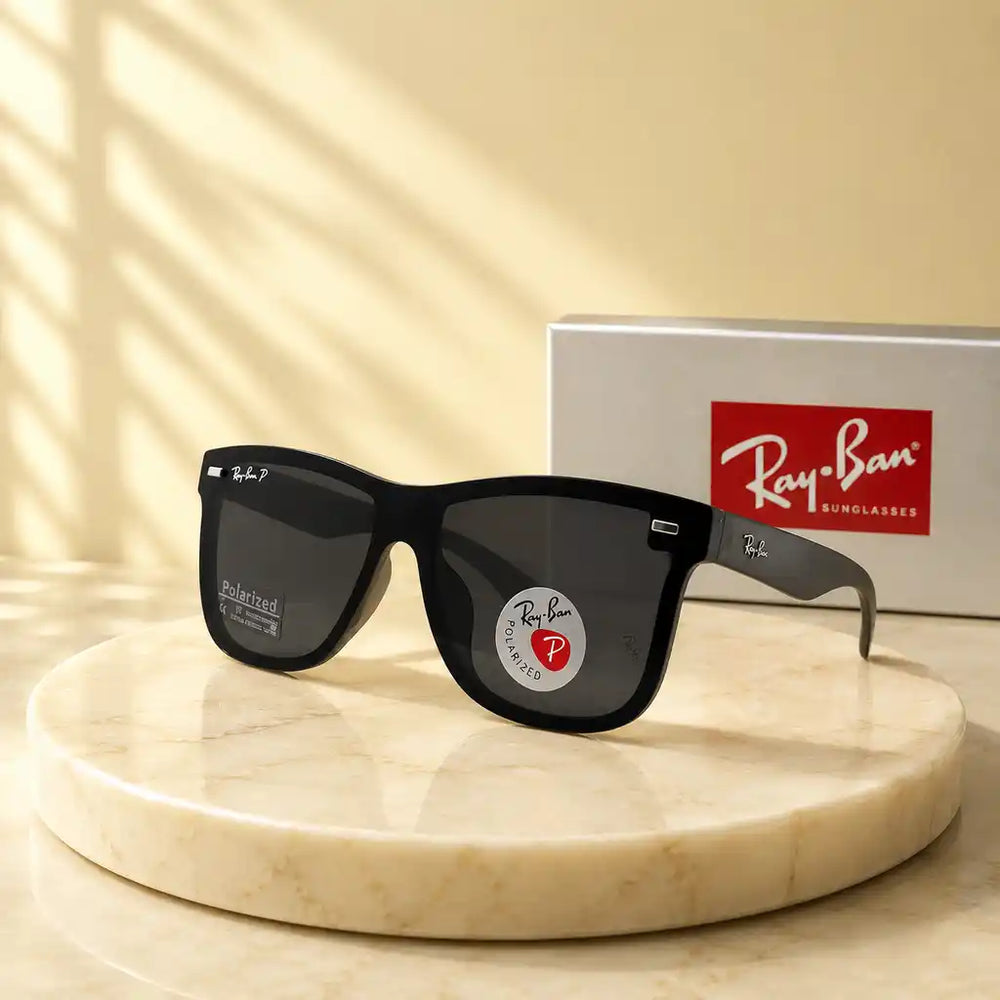 RayBan RB650 Polarized Shield Sunglasses with Premium Case