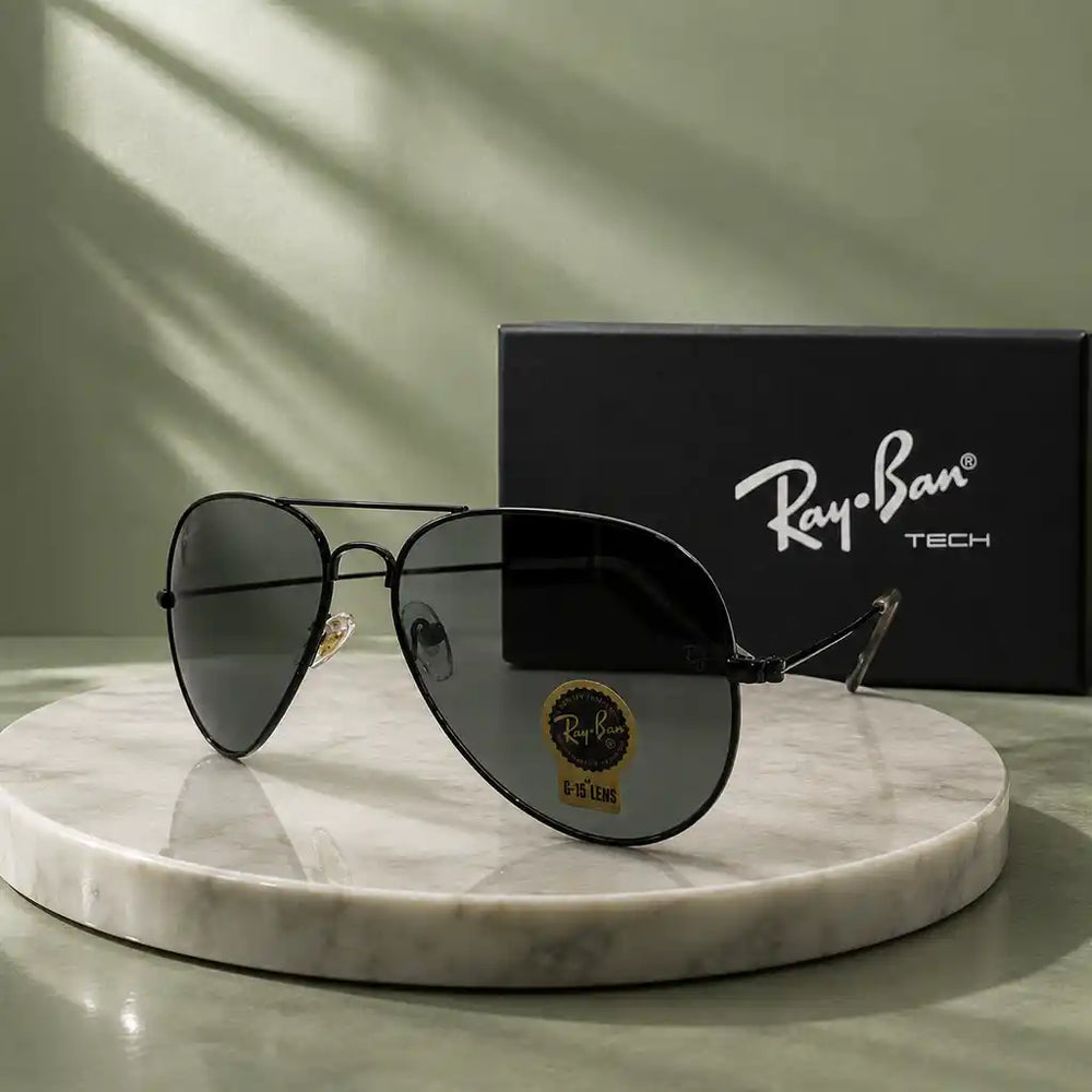RayBan RB3025 Classic Black Aviator Sunglasses