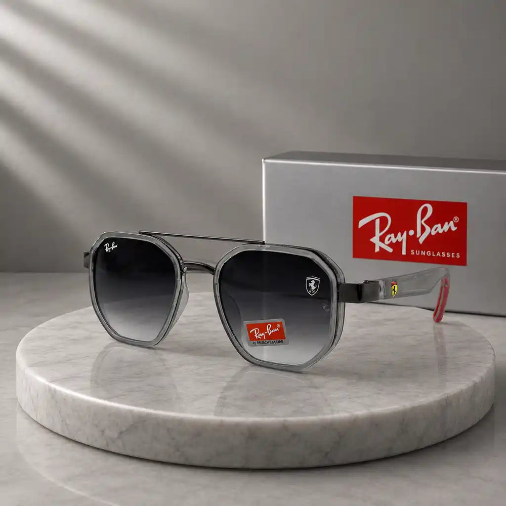 Ray-Ban RB3675 Ferrari Edition Grey Sunglasses